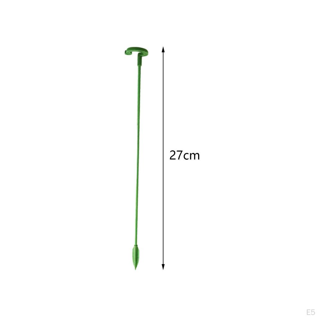 10 Pieces Floral Shaped Support Rod Plant Sticks Reusable Potted Climbing Gardening