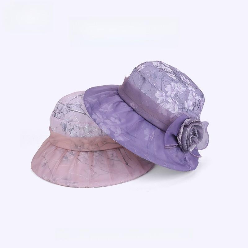 Breathable Mesh Sun Hat For Women Summer Lightweight Sun Protection Wide Brim