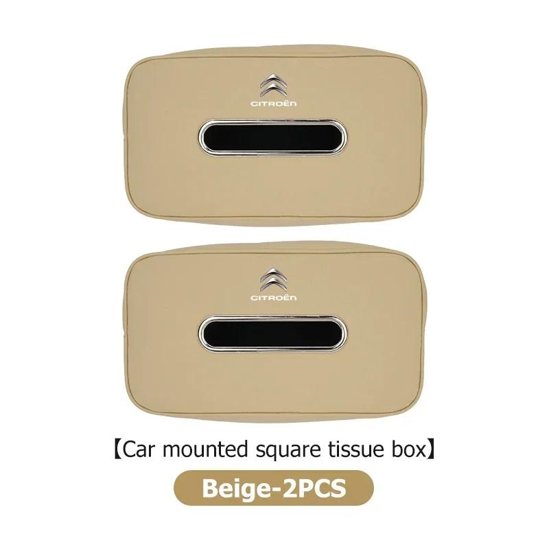 Auto Taschentuchbox Sonnenblende Sitzlehne Aufhängung Papiertüte Für Citroen C4 C3 C5 C1 C2 C6 VTS C4L DS3 DS4 DS5 Grand