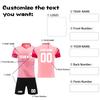 Men's Athletic Soccer Jersey Set Quick-Dry Sportswear Kit with Shorts for Training and Matches