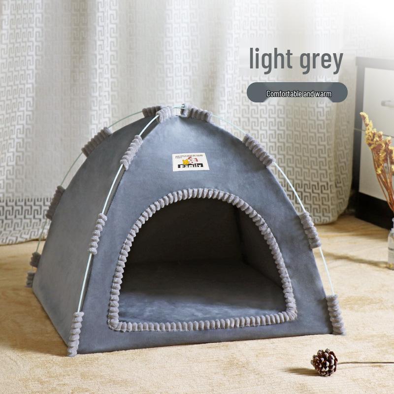 All-Season Foldable Pet Tent for Cats and Dogs - Breathable Outdoor Mat