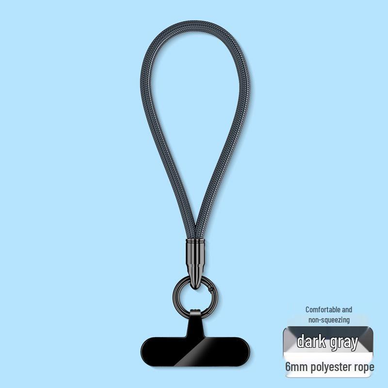 Šňůrka na mobilní telefon na zápěstí a přes tělo s kroužkem na prst, popruh proti ztrátě a těsnění proti pádu