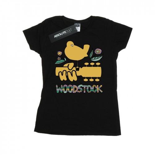 Woodstock Womens/Ladies Bird Aztec Pattern Cotton T-Shirt