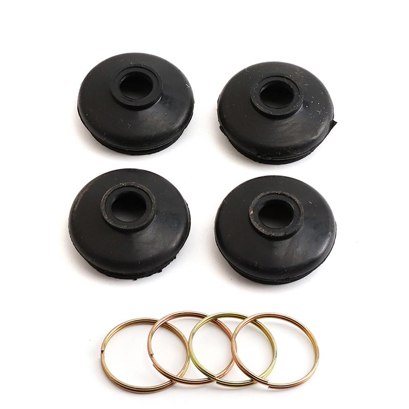 

Turn Tie Rod End Ball Joint Dust Protection Rubber Cover With Snap Ring For Chinese ATV Go Kart Buggy Quad Bike Accessories 4 pcs