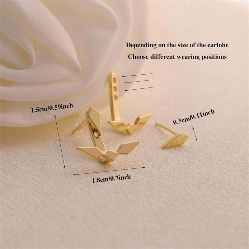 Fashion Metal Arrow Stud Earrings For Women 2026 New Gold Color Irregular Geometric Earrings Party Wedding Jewelry Gift