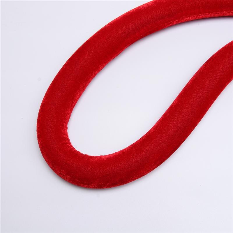 Stylish 60 Inch Red Velvet Crowd Control Rope for Queue Line Management