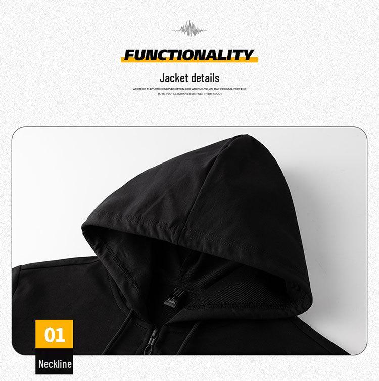 Plus Size Men's Casual Loose Sports Set: Hooded Sweatshirt Two-Piece, Fat Man's Handsome Spring/Autumn Trend.