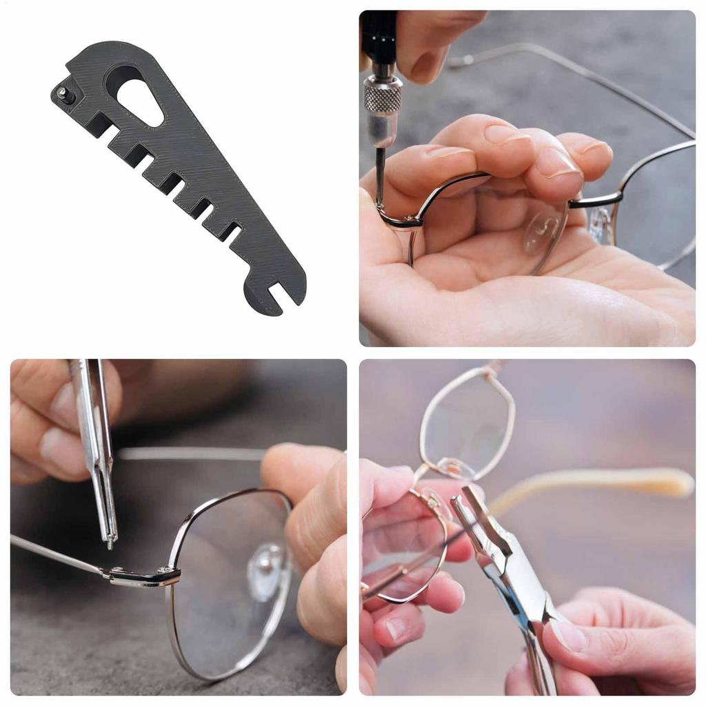 Temple Arm Straightener Anti-Slip Precise Adjustment Eyeglasses Adjustment Tool for Beginners Professionals Opticians