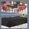 Waterproof Outdoor Furniture Cover 310x150x105cm Rectangular Patio Table Cover Anti-UV 600D Oxford Garden Furniture Rain Dust Protection
