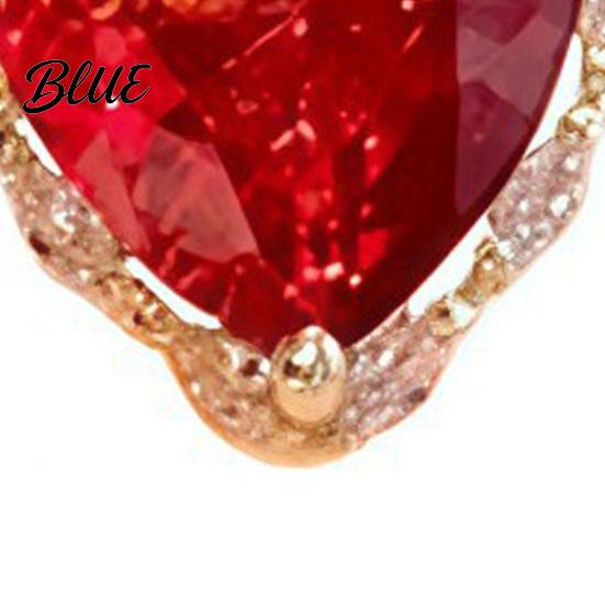 Heart Shape Lapel Pin Women Brooch High-Gloss Cubic Zirconia Inlay