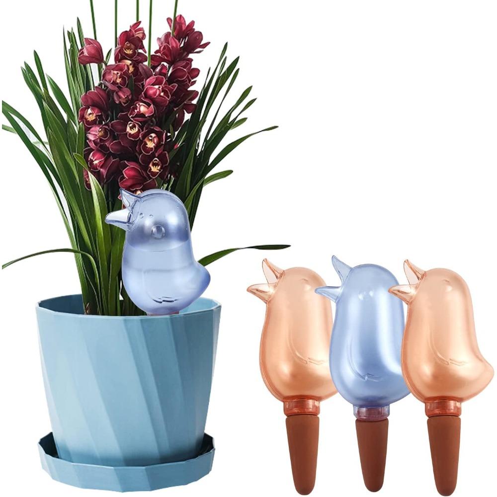 4pcs Self Watering Spikes Indoor Plant Watering Globes Bird Shape Automatic Irrigation Spikes Plant Watering Devices