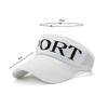 Summer Empty Top Sport Cap Brim Uv Protection Knitted Hat Breathable Sun Outdoor Hat Korean Fashion Sunshade