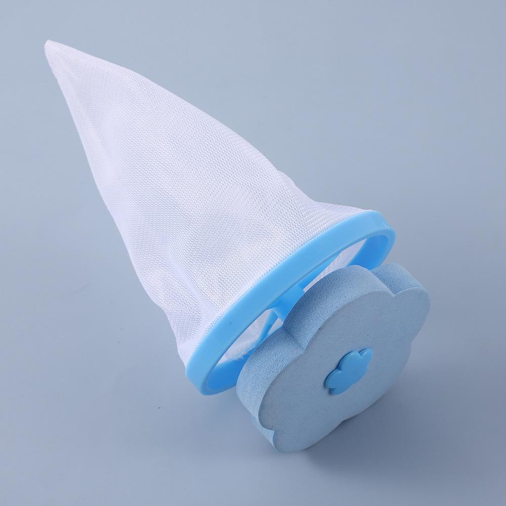 Plum Blossom Washing Machine Lint Catcher: Universal Floating Debris Filter Bag