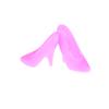 10 Mixed Color Common Style Doll Shoes Colorful Cute High Heel Shoes Suitable For Barbie Party Dress Doll Accessories
