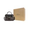 COACH Leather Shoulder Bag , Crossbody Bag , Handbag Small Women's Brown Black (Unisex) Handbags CF322 IMOSN