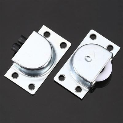 1 Pair Door Rollers Stainless Steel Sliding Door Wheel Cabinet Nylon Pulley Hanging Wheel For Wardrobe Furniture Hardware