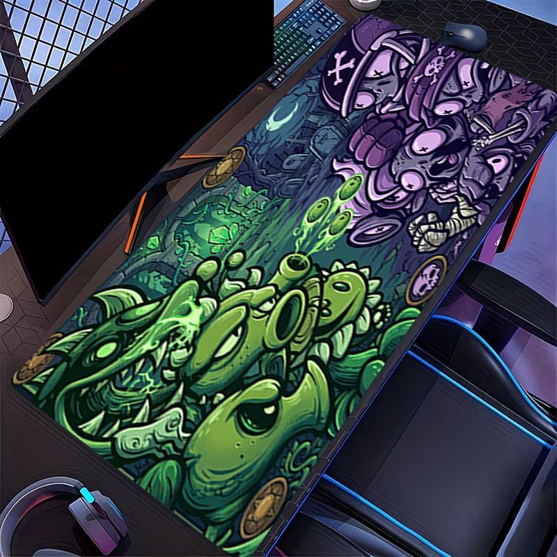Plants VS Zombies Print Mouse Pad, for Keyboard Pad Laptop PC Mat for Office Home Use, Desk Decor, Perfect Birthday Gift for Gamers