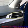 Car Front Side Air Vent Cove Trim for Ford Focus 4 MK4 2019-2026 LHD AC Outlet Frame Interior Accessories 2pcs Stainless Steel