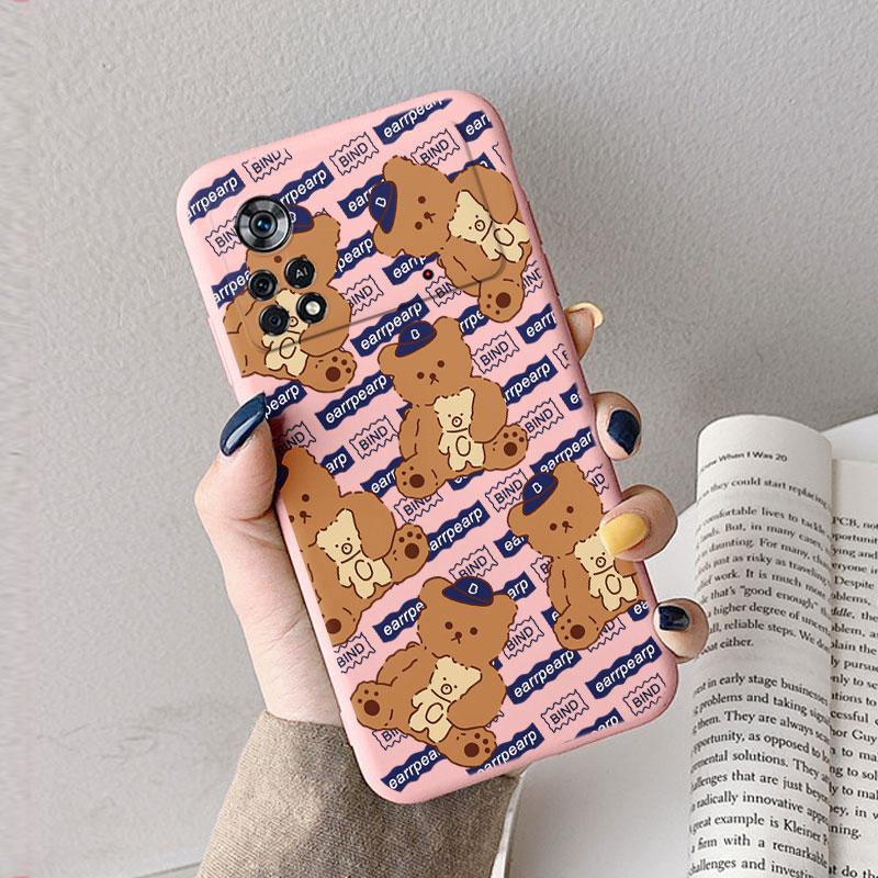 Case For Poco X4 Pro 5G Poco M4 Pro Cute Heart Flower Back Cover Soft Silicone Matte Protective Funda For Xiaomi Poco X6 X5 Pro