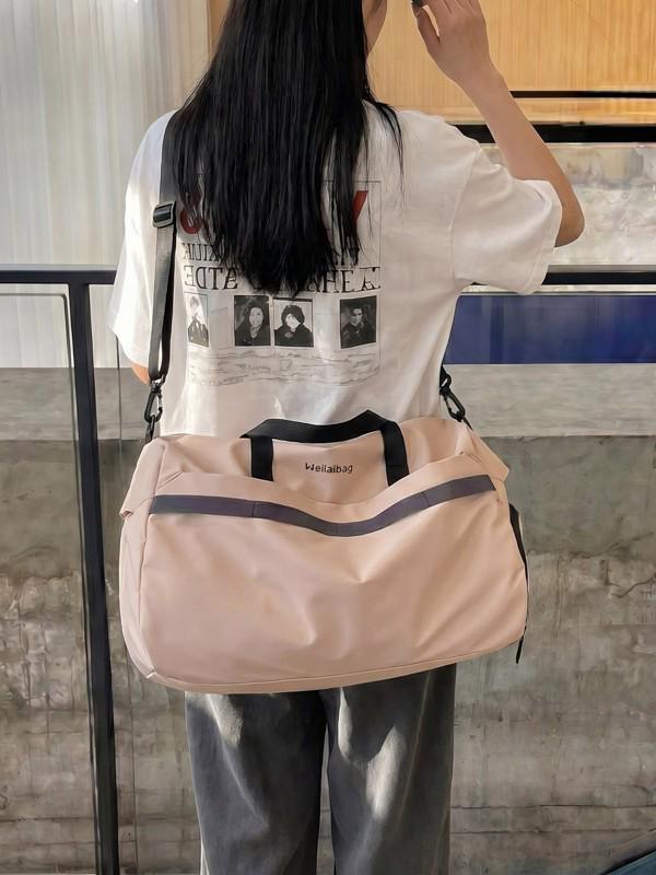 Women's Crossbody Travel Bag: Large Capacity, Wet/Dry Separation, Single-Shoulder Sports Fitness and Swimming Bag