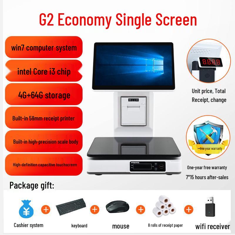

AI Smart Weighing & Cash Register System for Supermarkets: Electronic Scale & All-in-One Checkout for Fresh and Cooked Foods.