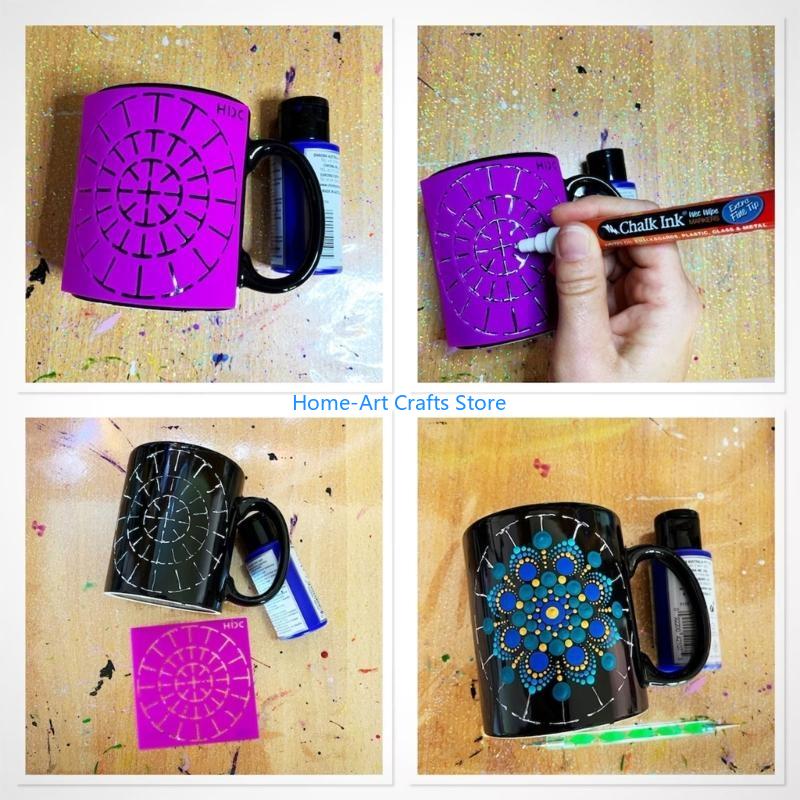 Y3NA Geometric Dot Painting Tool for Painting on Fabric Canvas Glass Rock