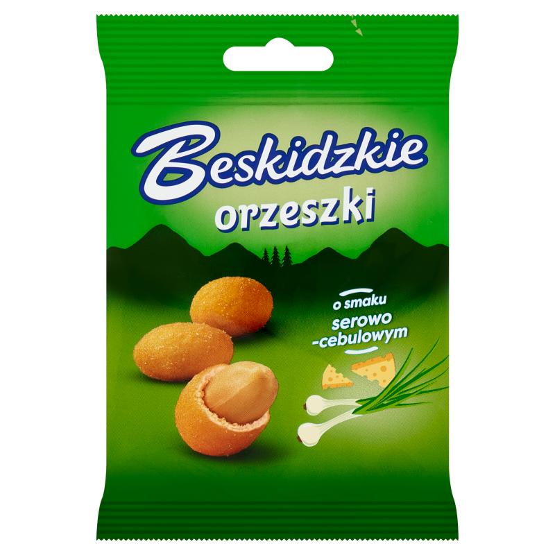 Beskidzkie Orzeszki cheese and onion flavored peanuts 70 g