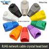 CNCOB Colorful Engineering-Grade RJ45 Cat5e Network Cable Crystal Head Protector 8P8C
