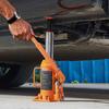 Hydraulic Bottle Jack, 12 Ton (26455.5 Lbs) Capacity, 205-400 Mm Lifting Range, Heavy Duty Welded Bottle Jack for Car, SUV, Pickup, Auto Repair, House