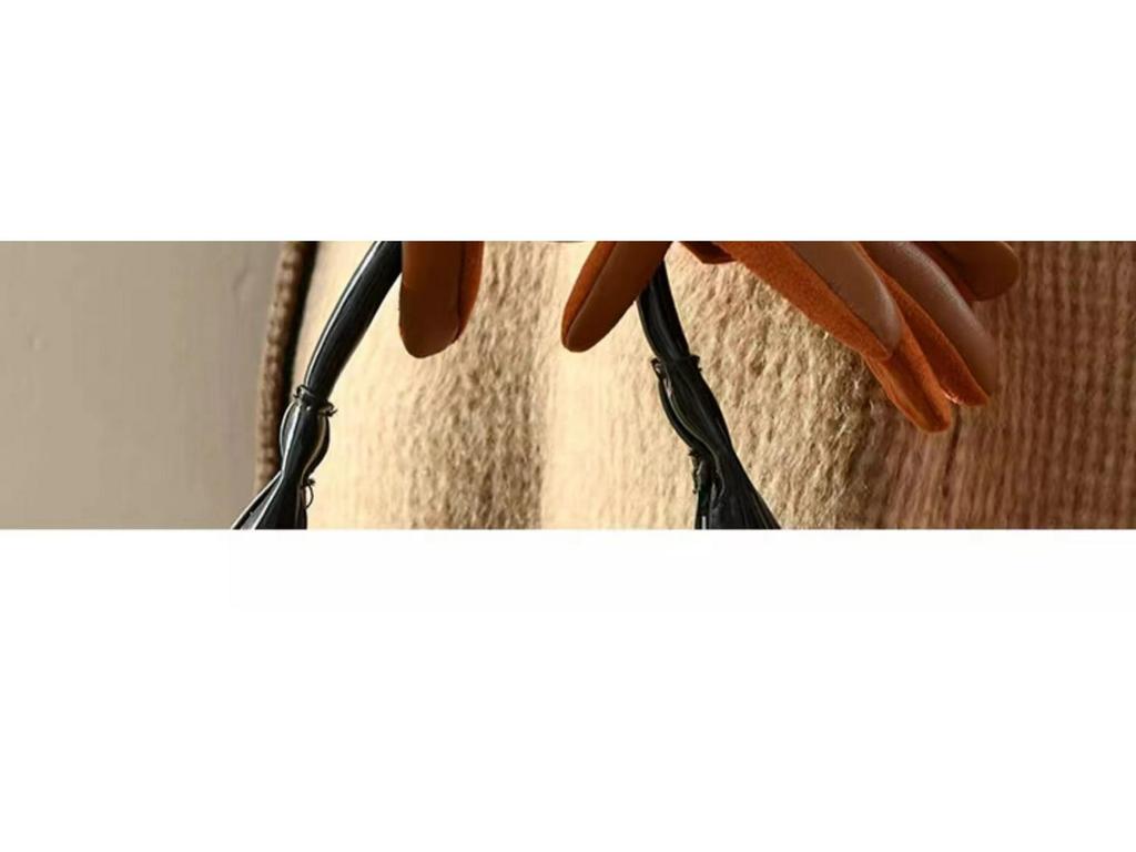 Damen Winterhandschuhe mit Fleecefutter: Warm, Winddicht, Touchscreen-Kompatibel, Proteinleder