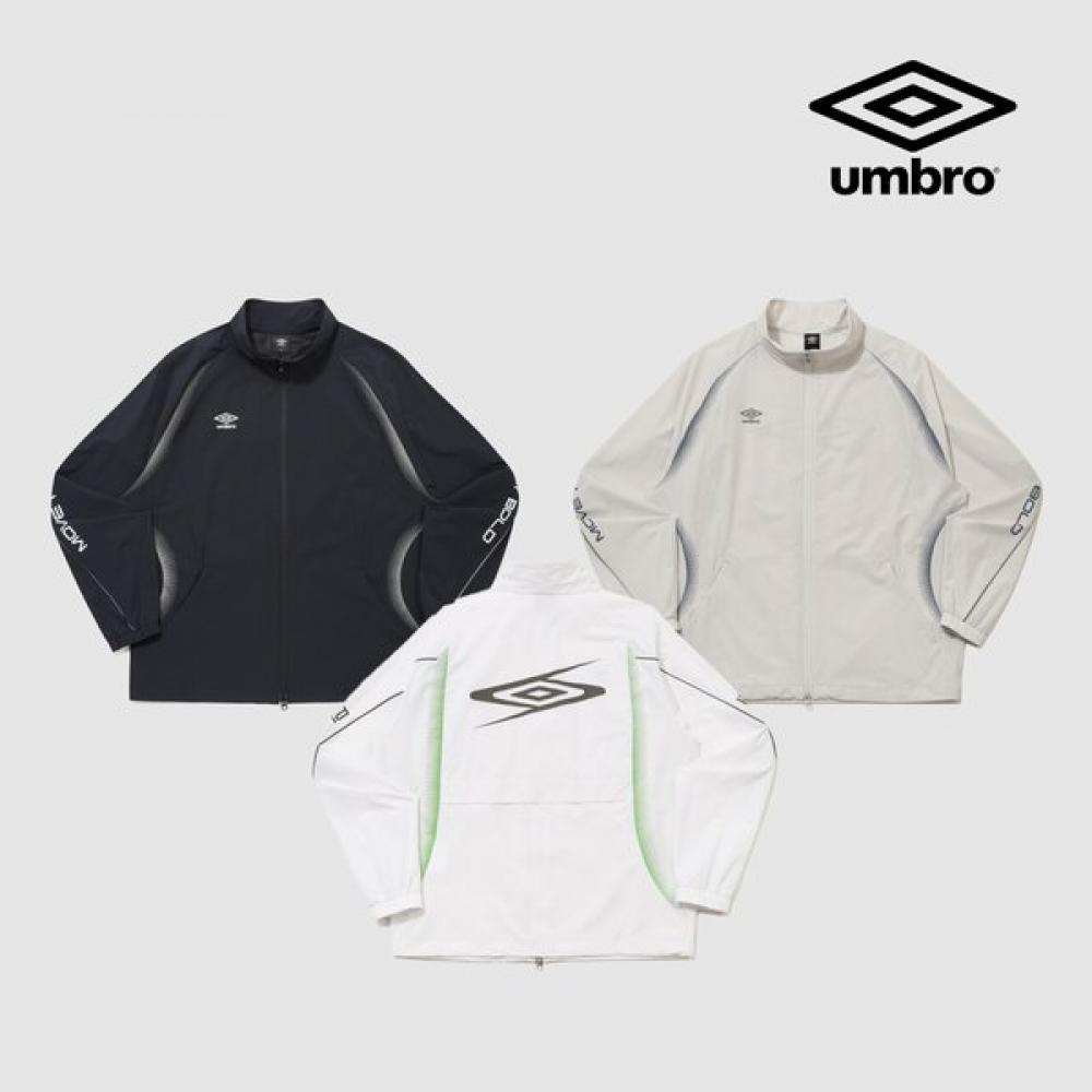 Umbro Men S Slowkick Cool Neck Windbreaker Jacket ur221Sjk51 blacks/090
