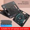 Drehbar Einstellbarer Faltbarer Laptopständer Universal Tragbarer Desktop Notebook-Halter Tablet-Halterung Stütz Zubehör