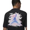 Jordan Drop Shoulder Sleeve T-Shirt Men's Black (Unisex) T-Shirts FD6555 010