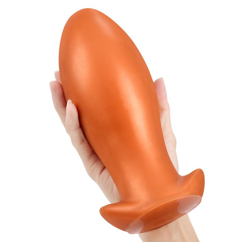 Large Dragon Egg Anal Plug, Soft Silicone, Female Masturbation, Anal Expansion, Butt Insert, Adult Toy, Unisex