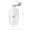 Compact Manual Ice Breaking Shaver, Household Hand Ice Crusher for Homemade Smoothie Raw Materials