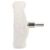 White Cloth Polishing Wheel Flat Type Cotton Mirror Surface Grinding Tools with Handle75mm