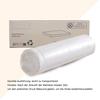 Foldable Mattress, Honeycomb Fabric, Ergonomic, Breathable And Durable, Compression Packaging, Multi-Purpose Mat, Hardness H3, 23D Sponge, White,