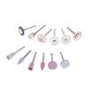 12Pcs Mixed Grinding Heads Set Silicone Abrasive Tips for Rotary Tool High Precision Polish On Metal Wood Jewelry Crafts