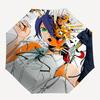 1pc Outdoor Umbrella with Anime Character Design - Automatic Opening/Closing, Portable 3-Fold Design, Iron Frame, Festival Gift for Fans, Travele