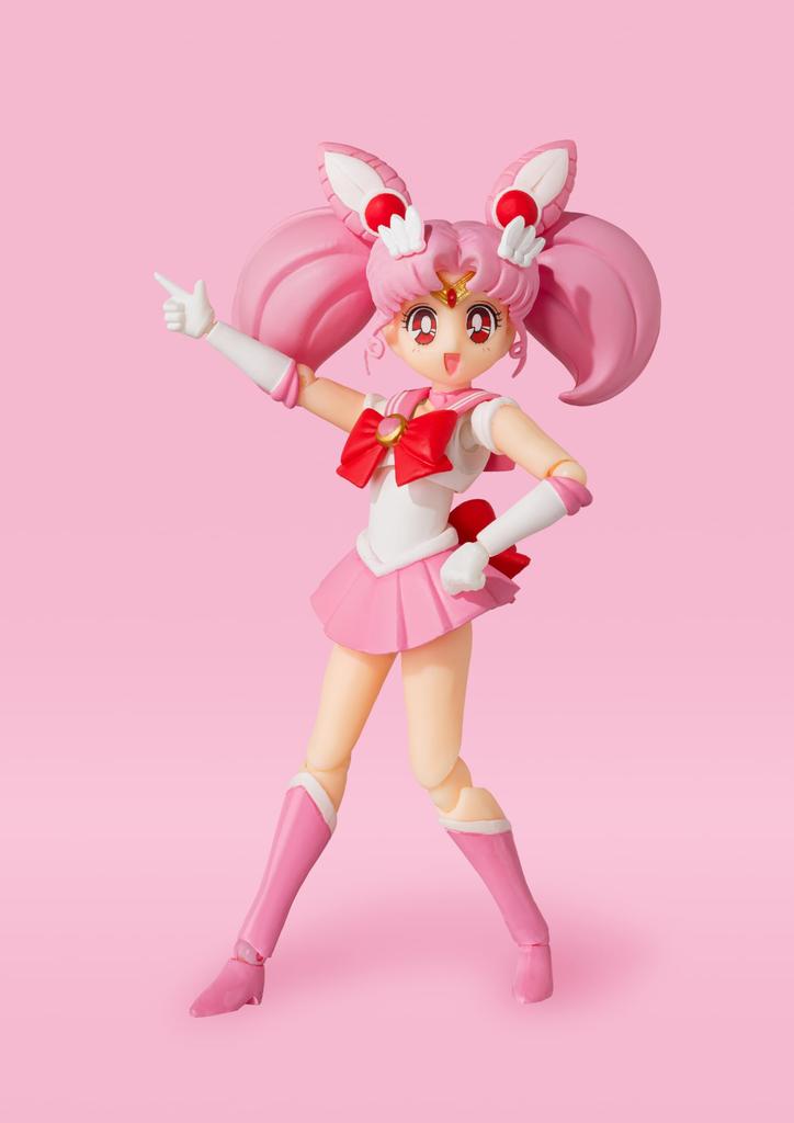 TAMASHII NATIONS Sailor Moon Sailor Chibi Moon Color 140mm ABS PVC Painted Action Figure BAS62983 S.H.Figuarts -Animation Edition- Approx. &
