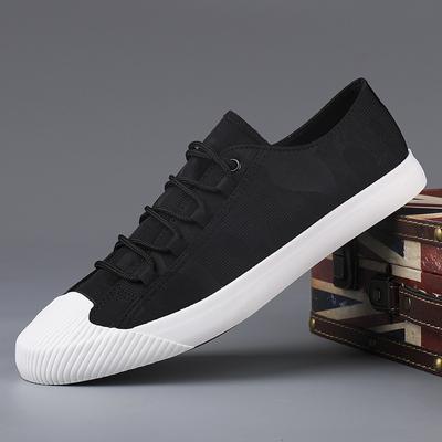 Holfredterse Men Casual Flat Canvas Shoes Lace Up Breathable Comfortable Shoes Spring Autumn Lightweight 9322 Black/Grey/Green