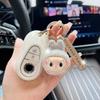 Full of Diamonds and Shiny Canvas Car Keychains, Anti Lost Number Plate Pendants, Men's and Women's Car Keychains, Holiday Gifts