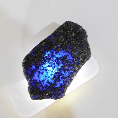 Natural Blue Sapphire 76.35ct Uncut Rough Certified Loose Gemstone
