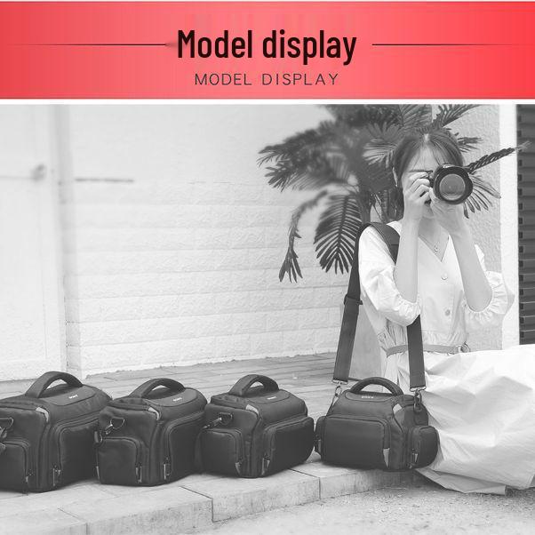 Geantă foto portabilă impermeabilă pentru camere DSLR, mirrorless și digitale
