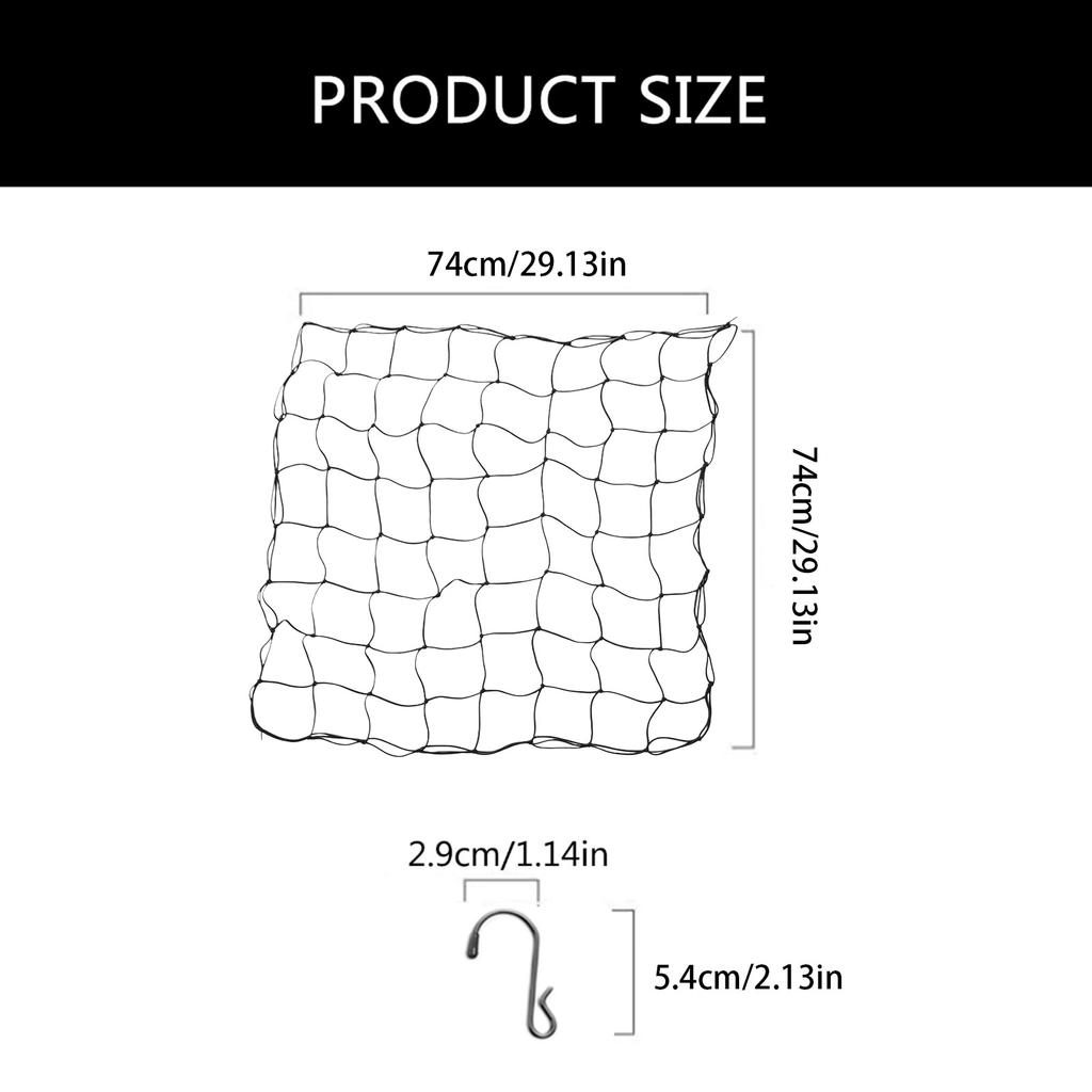Grow Tent Plant Net Scrog Net 80x80cm Hydroponic Support Plant Net Grid Growth Net Elastic Grid for Gardening Garden