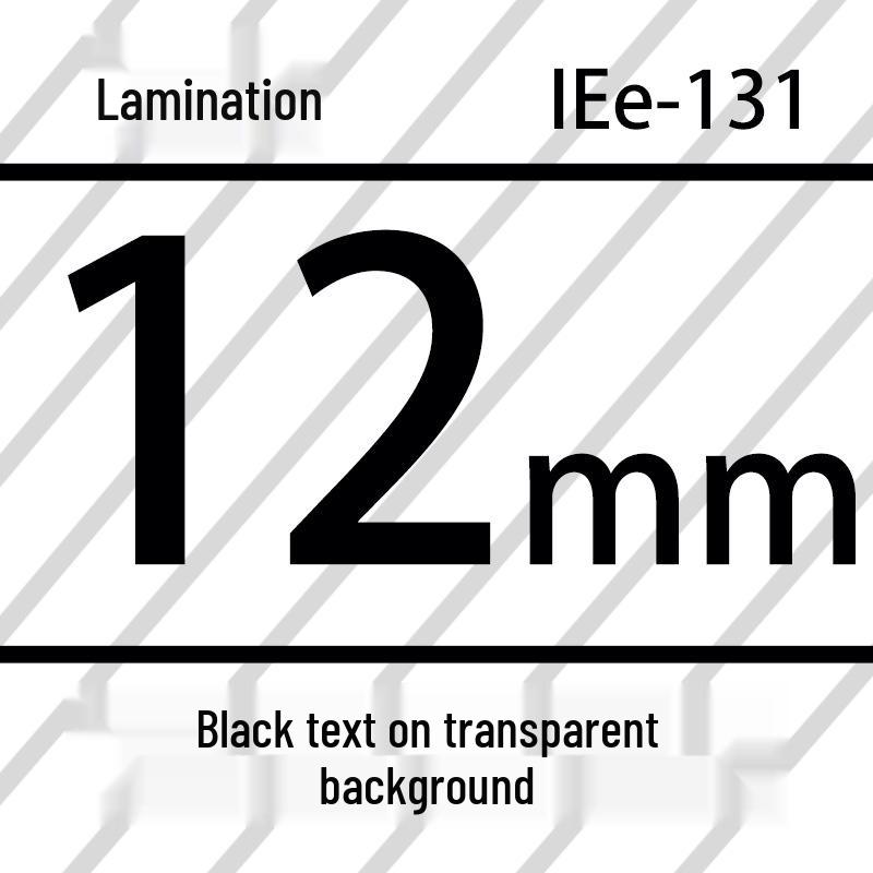 iBest DYMO DM1 Compatible 12mm Waterproof Scratch-Resistant Label Tape 45010 Series