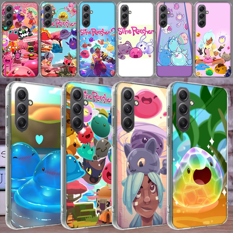S-Slime R-Rancher Game Phone Case for Samsung A16 A26 A36 A56 A17 A37 A57 A07 A06 A02S A03 A04S A05S Galaxy Note 20 10 A50S A71