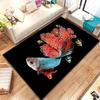 Colorful Betta Fish Art Rug Floor Mat for Table Chair Coffee Table In Living Room Bedroom Modern Art Style Home Decor Carpet