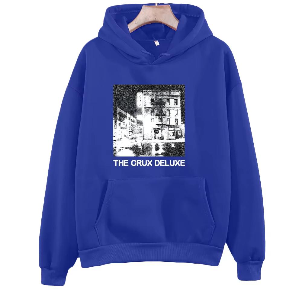 The Crux Deluxe Djo Poster Graphic Print Hoodie Unisex Sweatshirt Streetwear Hip Hop Harajuku Y2K Fashion Oversized Pullover