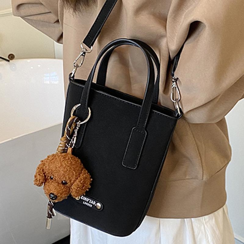 High-end Appearance Level Fashionable Bag Retro Handbag Single-shoulder Crossbody Bucket Bag
